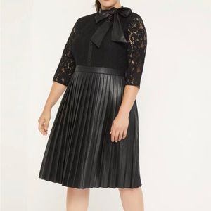 Eloquii faux & lace dress Size 16